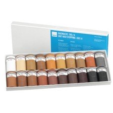 Soft Wax Sticks for Repair Work 20 Half Sticks in a Box Häfele Furniture shades