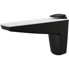 Moon shelf support for glass and wooden shelves Matt black