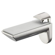 Shelf Support Wall Fixing for Glass and Wooden Shelves Kaiman Special fixing method for fine adjustment of bracket height to ensure shelves are level Aluminium