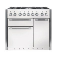 Range Cooker 1000 mm Mercury Dual fuel - White snowdrop