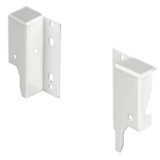 Back Bracket for Häfele Matrix Box S 84 mm Drawer Sides White