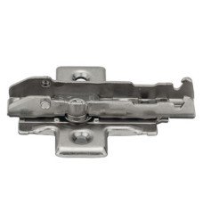 Mounting Plate Cruciform 4 Point Fixing Hospa Screw Fixing for Tiomos Click On System Hinges Height adjustment via worm gear Height 0 mm