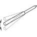 Concealed Shelf Support Press-Fit for Installation into Masonry Walls For concealed mounting of shelves size: 14 mm for min. shelf thickness: 22 mm