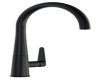 Mixer Tap Single Lever C-Spout Abode Coniq R Matt black - AT2117