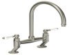 Tap Traditional Bridge C-Spout Abode Ludlow Brushed nickel - AT1217 Tap Traditional Bridge C-Spout Abode Ludlow Brushed nickel - AT1217