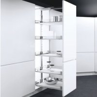 Pull Out Larder Unit Artline Glass Sided Wire Baskets VS TAL Larder For cabinet width 300 mm installed height 1200-1450 mm 4 baskets included