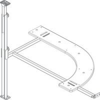 Corner Pull Out Frame Steel Häfele Left hand