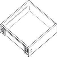 Drawer Moulded Plastic 430x500mm Wht