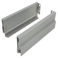 NPS Drawer Sides 90/270mm Stn 1pr