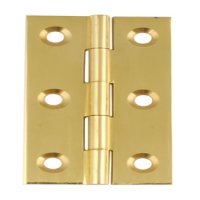 Butt Hinge 64 x 35 mm Brass Polished brass