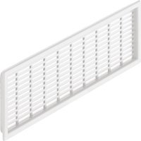 Ventilation Grille Rectangle 149x40mm Plastic White