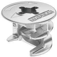 Minifix 15 Housing 16mm w Rim Bright