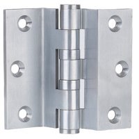 Butt Hinge Stormproof Cranked Brass Polished