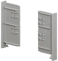 NPS Int Drawer Front Cover Cap 90mm Stn
