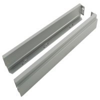 NPS Drawer Sides 63/450mm Silver 1pr
