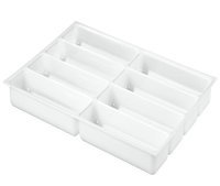 Variant-D 35mm Tray 8 Compartments Wht