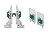 Dynapro 2D Adj Front+Rear Fix Clips Grey