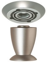 Furniture Feet/Plate Set 100mm Plastic Silver