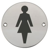 Graphic Sign D76mm-Female SSS/Black