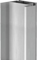 End Profile for Vertical Fixing between Cabinet and Door Gola System E Brushed copper anodised length 2.4 m