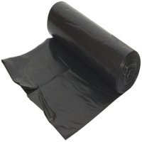 Refuse Sacks 10 Sack Roll Black Polythene .