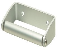 Toilet Roll Holder Set Cubicle Fittings Aluminium fittings for 17-21 mm board partitions Satin anodised finish