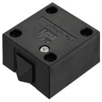 Built In Switch with Universal Push Button 2 A/240 V AC Black finish