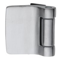 Slim Glass Door Hinge Suitable for Toughened Glass Doors 8-12 mm Thick Fernando Satin nickel plated finish