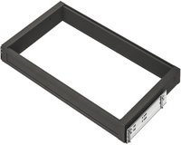 Pull Out Frame Häfele Dresscode For side panel thickness of 16 mm Width B 526 mm for cabinet width 600 mm umber grey RAL 7022