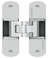 3D Hinge 180° Aluminium Zinc Diecast and Steel Tectus TE 540 3D Energy 3-way continuous adjustment Matt chrome