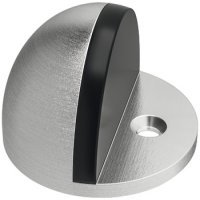 Door Stop Floor Mounted with Dowel Brass Startec Satin chrome plated