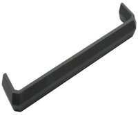 Tarvos Pull Handle Zinc Alloy Graphite 128mm Fixing Centres