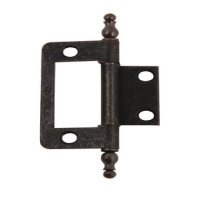 Flush Hinge Finial 50 x 36 x 1 mm Florentine bronzed