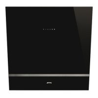 Smeg Lin KV28N Chm.Hood Ang Black/Stainless Steel