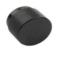 Knob Aluminium Ø 38-50 mm Graf Big Brushed black Ø 38 mm