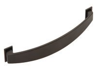 Augusta Bow Handle+BP Zinc Alloy Matte Black 160mm Fixing Centres