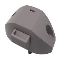 Evolution Push Lock Plastic Grey