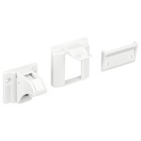 Door/Cabinet Magnetic Lock Plastic Wht