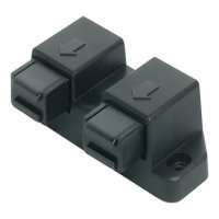 Magnetic Pressure Catch 2.5kg Dbl Plastic Black