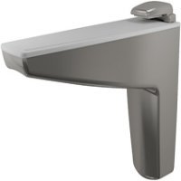Moon Shelf Support 4-25mm Zinc Alloy/Plastic Mt.Nickel