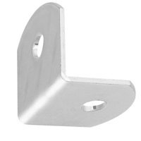 Angled Bracket 19x19x19mm Steel Bright Zinc Plated