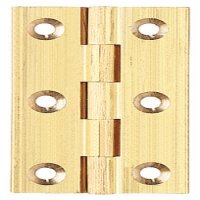 Broad Style Hinge 64x35mm Brass Aged