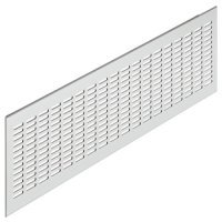 Ventilation Grille Rectangle 480x100mm Anodised Silver Fire Rated