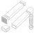 Ducting Kit Comprehensive for Hood Mounted on outside Wall Smeg SP150FLAT