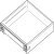 Drawer Moulded Plastic 430x600mm Wht
