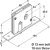 Hawa 20-A Endfold Deadbolt Lock Steel Galvanised