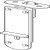 Flush Drop Bolt Inward Opening Top Mounting for Folding Patio Doors Slido Fold 100-U Top hung end folding system Length 190 mm without lock satin finish