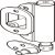 Intermediate Pivot Hinge for Folding Patio Doors Slido Fold 100-U Top hung end folding system Satin finish