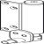 Internal Pivot Hinge for Folding Patio Doors Slido Fold 100 Top hung end folding system Gold finish