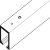 Hawa Junior 80 Top Track 3.0m Silver Anodised